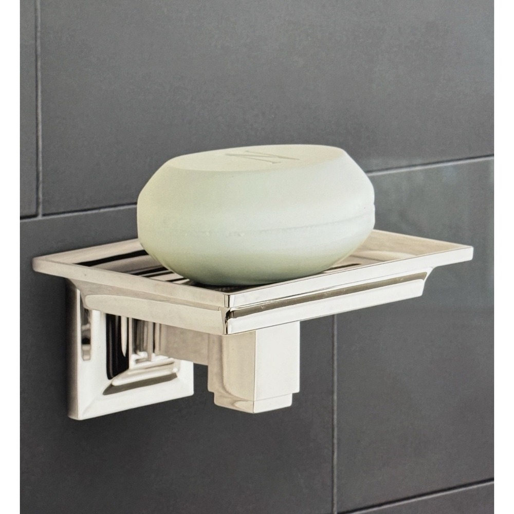 RH Restoration Hardware Soap Dish Dillon Wall Mount Chrome 23210165